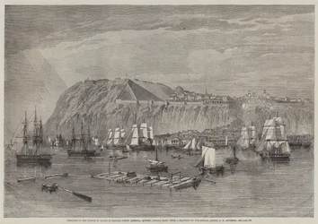 Il progresso del Principe di Galles in Nord America britannico, Quebec, Canada Est